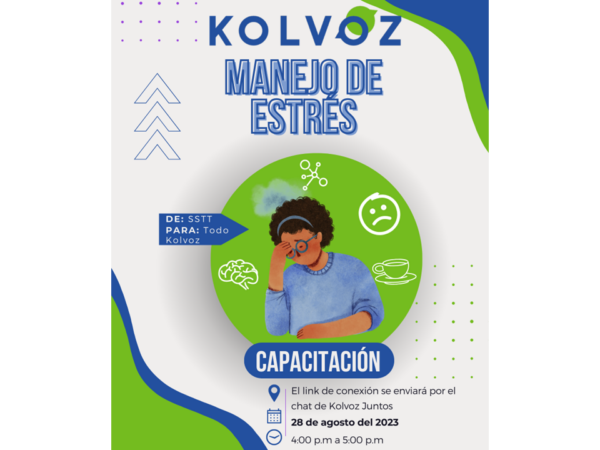 CAPACITACIÓN MANEJO DE ESTRÉS