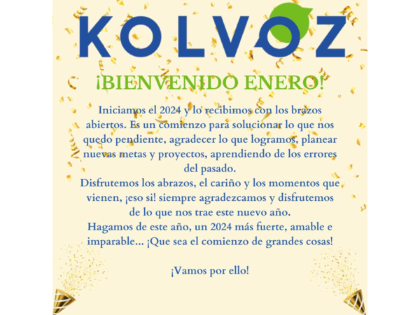 ¡BIENVENIDO ENERO!