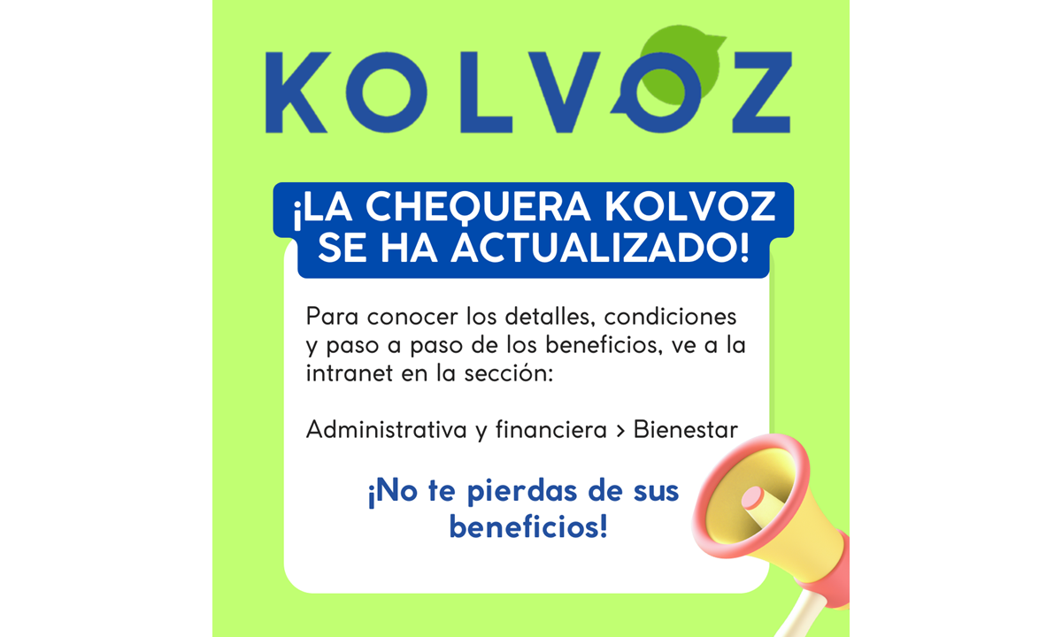 ACTUALIZACIÓN CHEQUERA KOLVOZ 2024