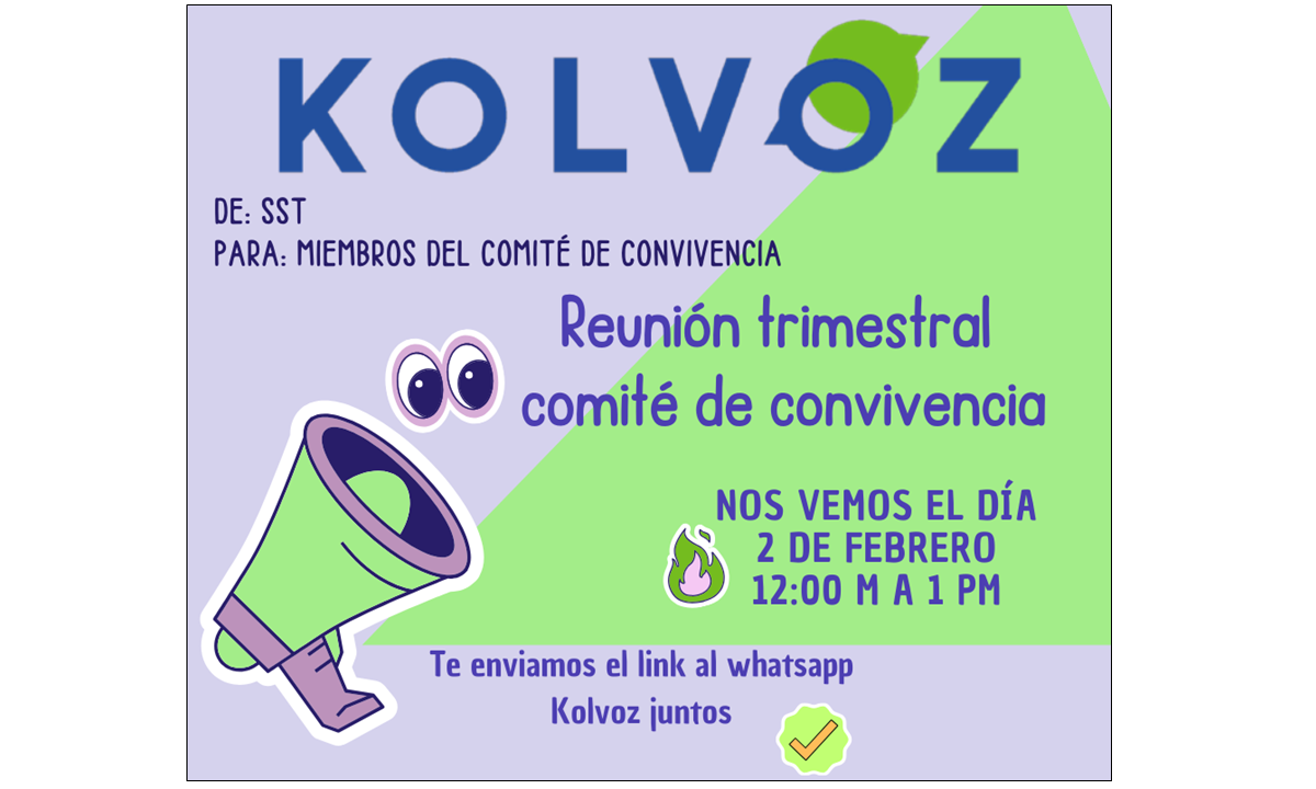 Reunión comité de convivencia