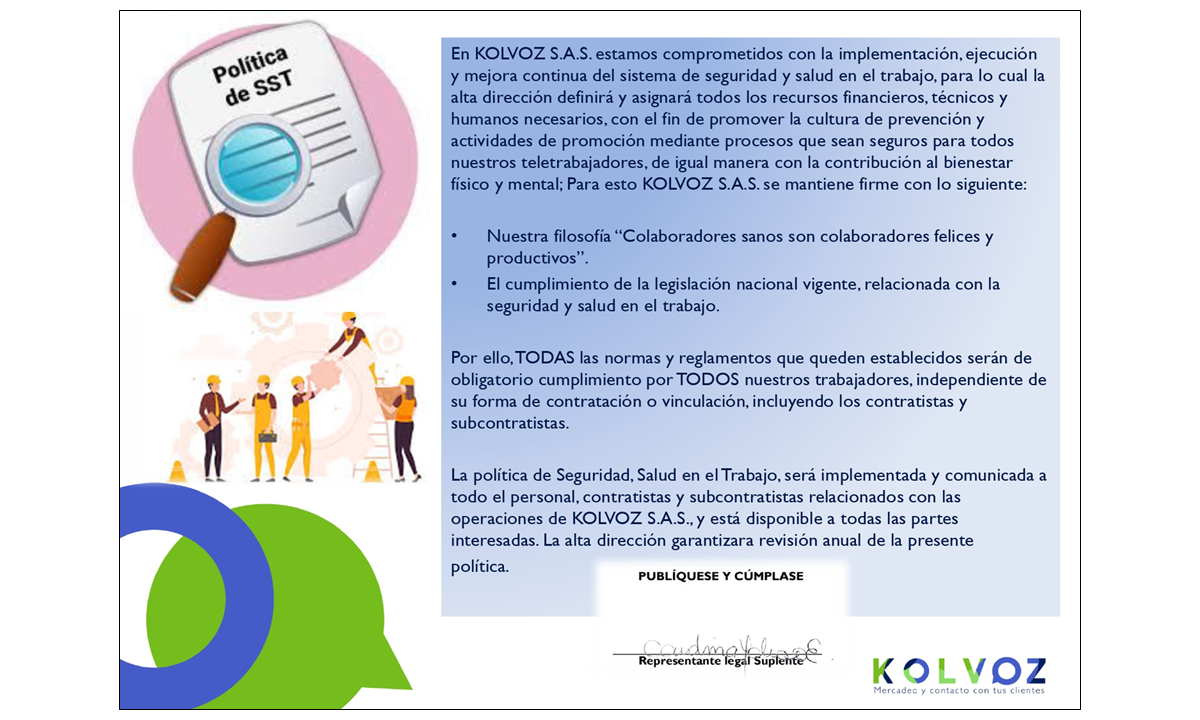 Política SST