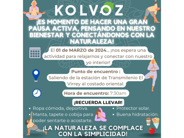 ENCUENTRO MARZO “¡CONECTÁTE CON TU YO INTERIOR Y LA NATURALEZA!”