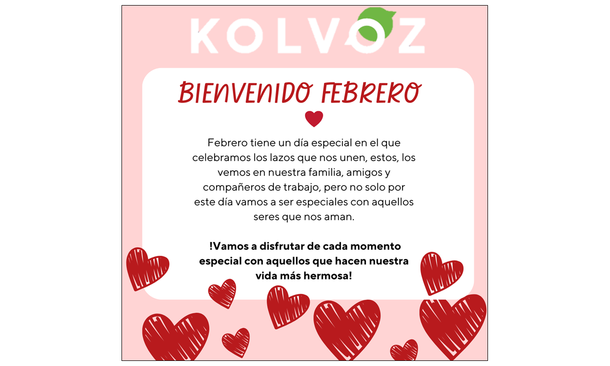 ¡Bienvenido febrero!