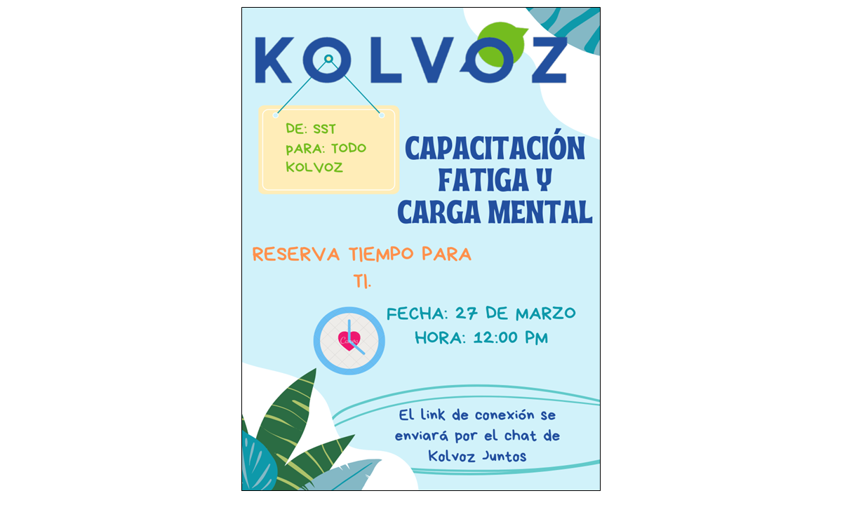 CAPACITACIÓN FATIGA Y CARGA MENTAL