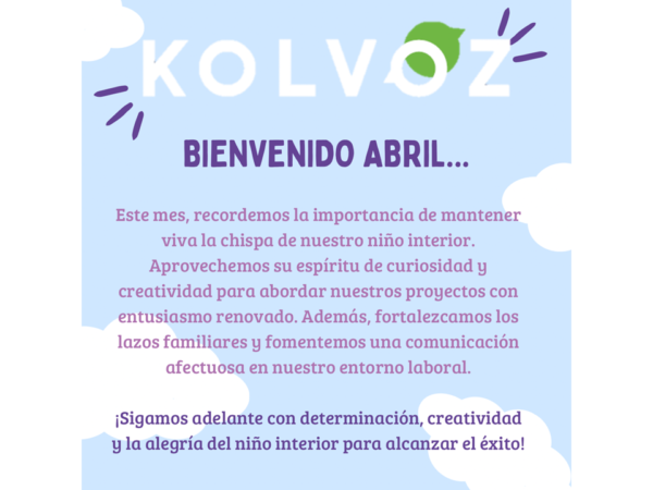 ¡BIENVENIDO ABRIL!