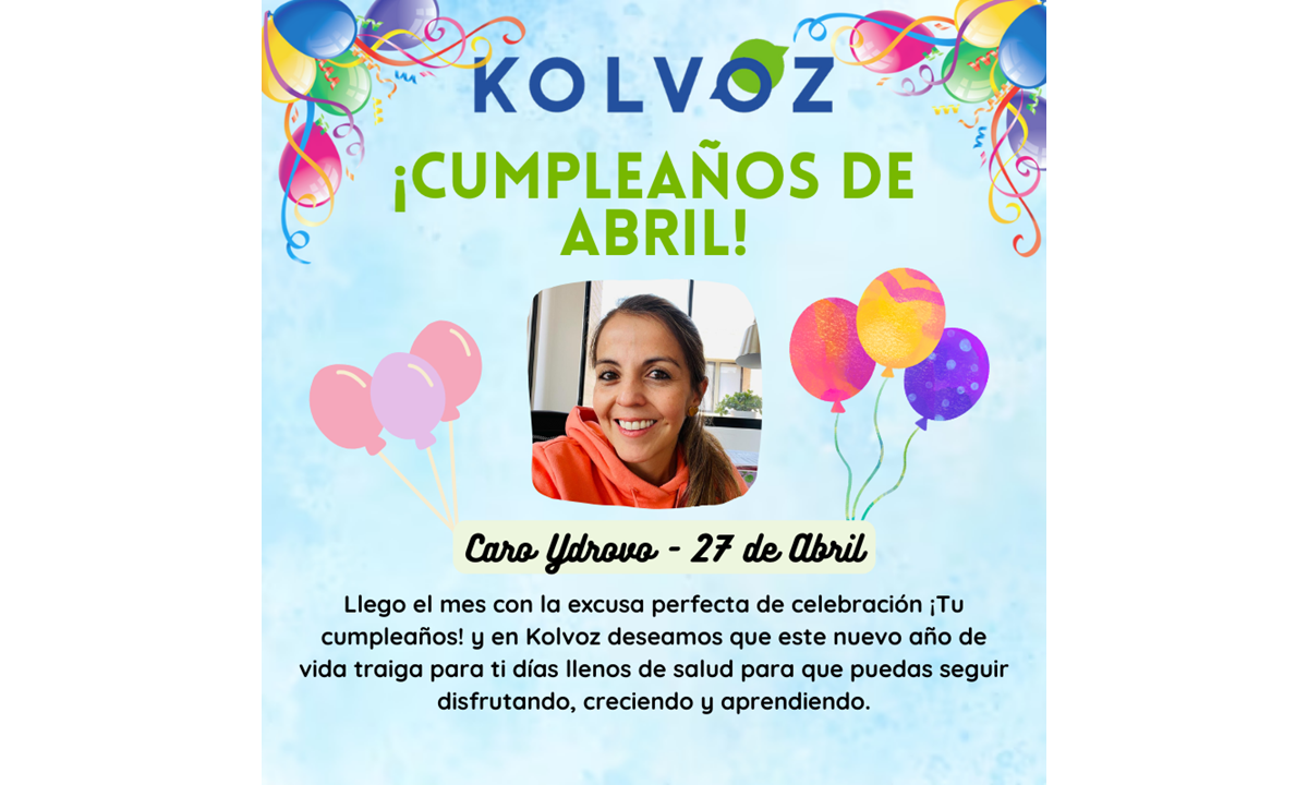 CUMPLEAÑOS ABRIL