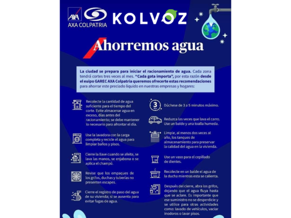 ¡AHORREMOS AGUA!