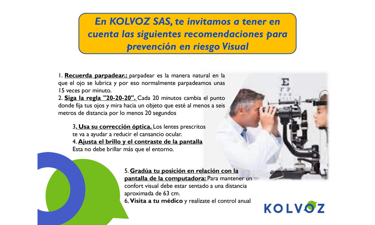 PROGRAMA DE VIGILANCIA EPIDEMIOLOGICO VISUAL