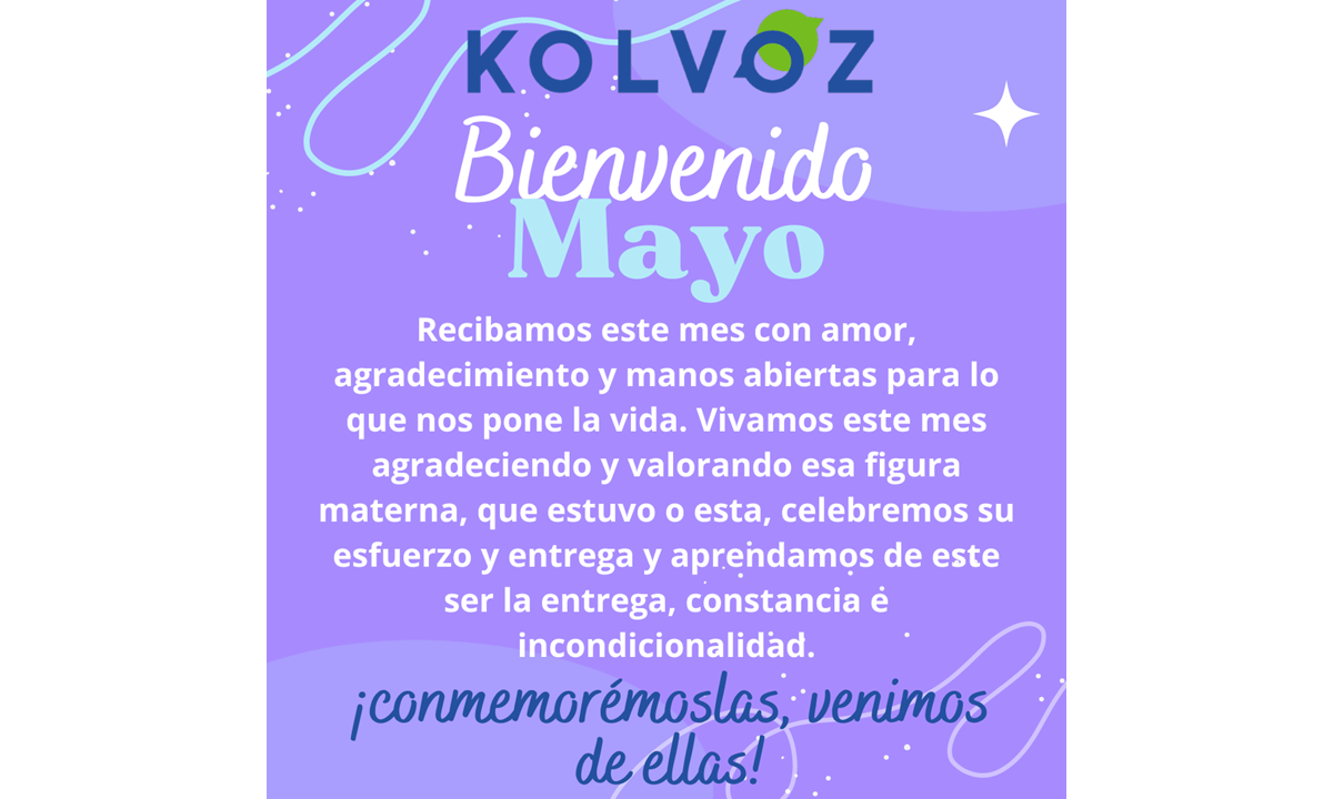 ¡BIENVENIDO MAYO!