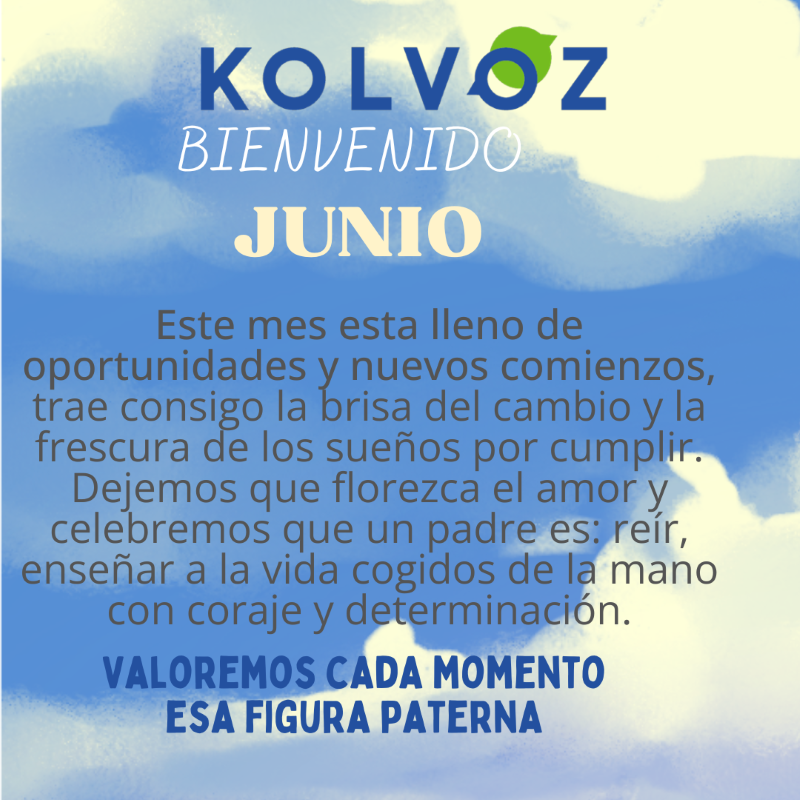 Bienvenido Junio