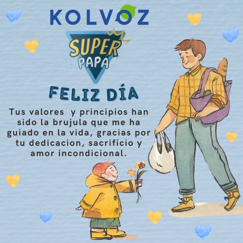 ¡Feliz día del Padre!