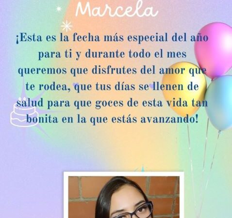 Cumpleaños Marcela