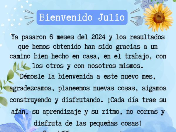 Bienvenido Julio