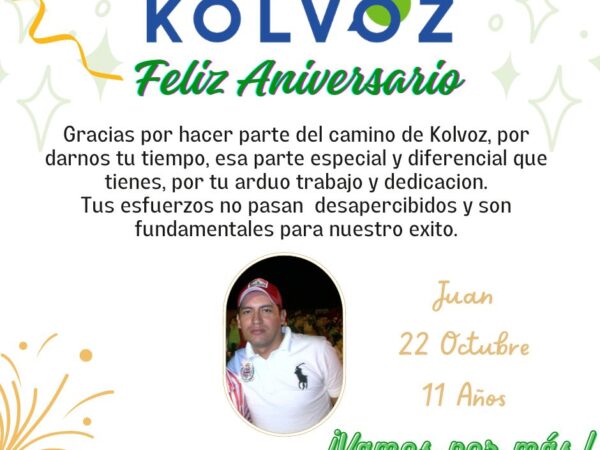 Aniversario Kolvoz
