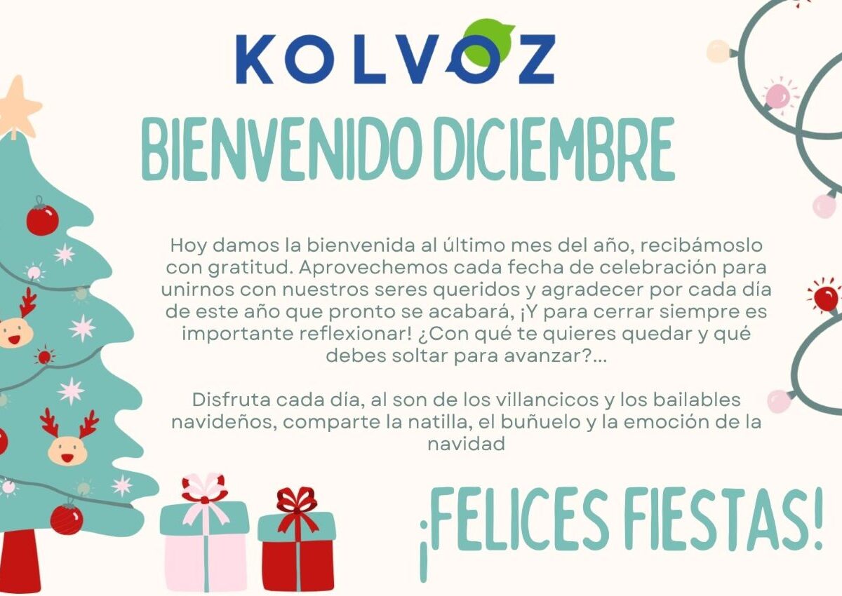 Bienvenida Diciembre