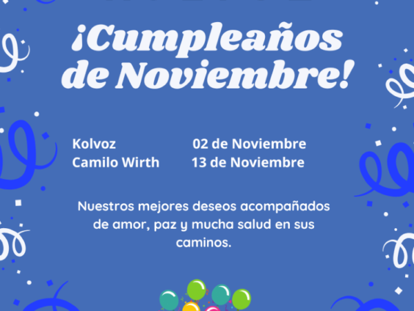 Cumpleaños Noviembre