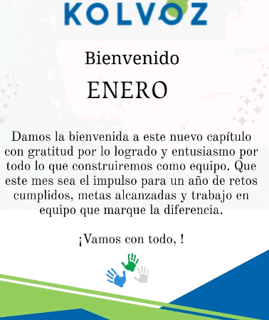 BIENVENIDO ENERO