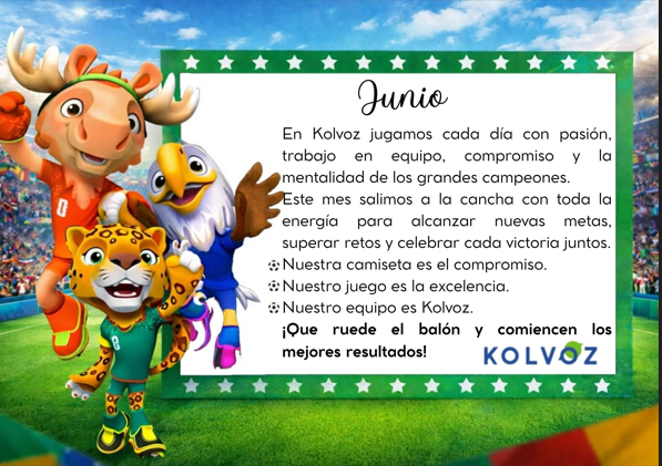 BIENVENIDO JUNIO